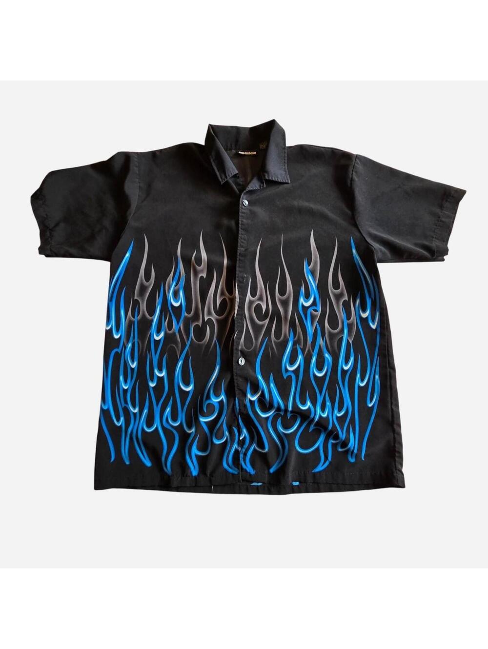 No Brand Men's Black and Multi Shirt